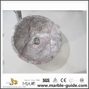 Countertop डिजाइन के लिए बकाइन संगमरमर डूब