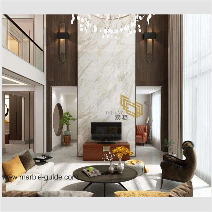 Bianco Carrara सफेद संगमरमर फर्श और सजावट