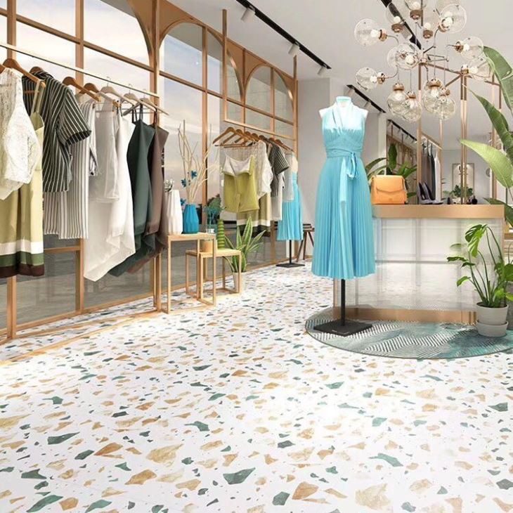 Artificial Terrazzo Tiles Floor Design Picture